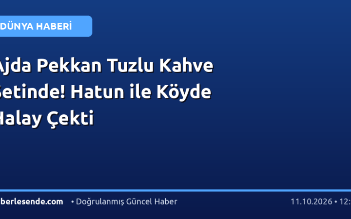 Ajda Pekkan Tuzlu Kahve Setinde! Hatun ile Köyde Halay Çekti