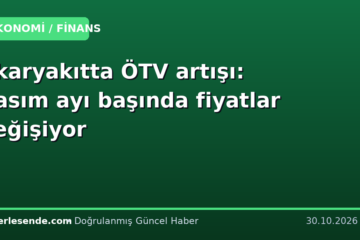 Akaryakıtta ÖTV artışı: Kasım ayı başında fiyatlar değişiyor