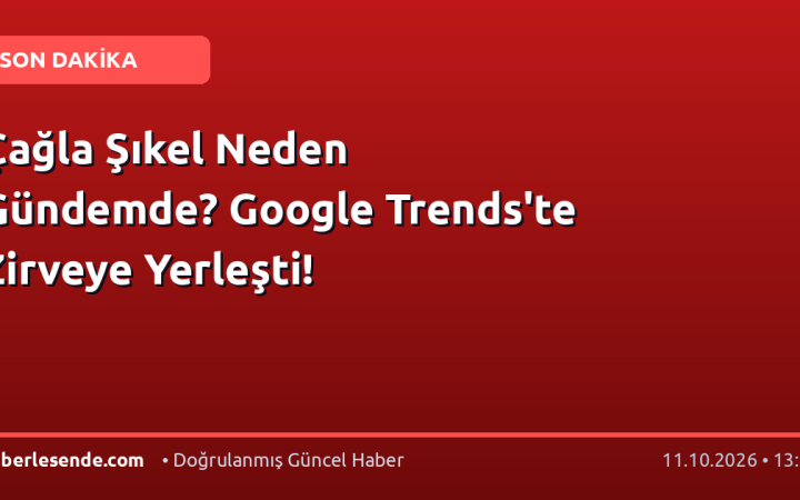 Çağla Şıkel Neden Gündemde? Google Trends'te Zirveye Yerleşti!