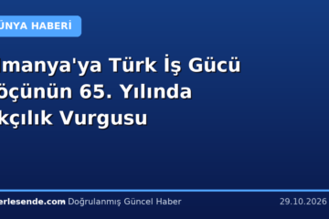 Almanya'ya Türk İş Gücü Göçünün 65. Yılında Irkçılık Vurgusu