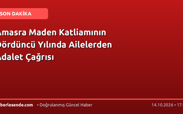 Amasra Maden Katliamının Dördüncü Yılında Ailelerden Adalet Çağrısı