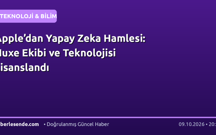 Apple’dan Yapay Zeka Hamlesi: Huxe Ekibi ve Teknolojisi Lisanslandı