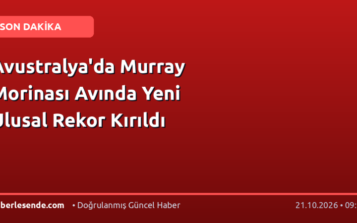 Avustralya'da Murray Morinası Avında Yeni Ulusal Rekor Kırıldı