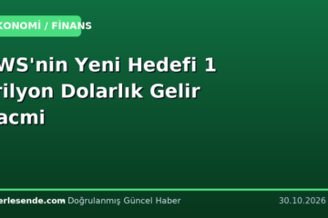 AWS'nin Yeni Hedefi 1 Trilyon Dolarlık Gelir Hacmi