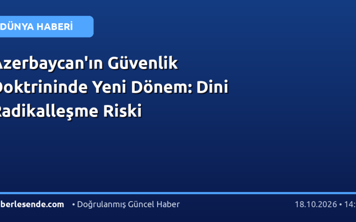 Azerbaycan'ın Güvenlik Doktrininde Yeni Dönem: Dini Radikalleşme Riski