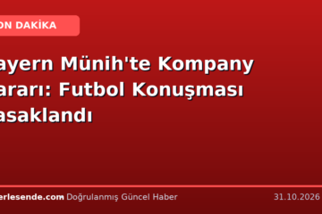 Bayern Münih'te Kompany Kararı: Futbol Konuşması Yasaklandı