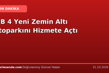 İBB 4 Yeni Zemin Altı Otoparkını Hizmete Açtı
