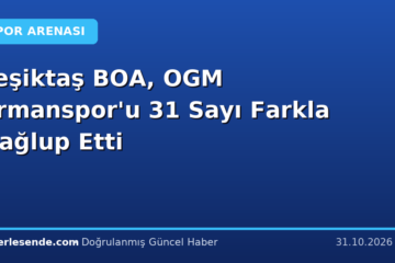 Beşiktaş BOA, OGM Ormanspor'u 31 Sayı Farkla Mağlup Etti