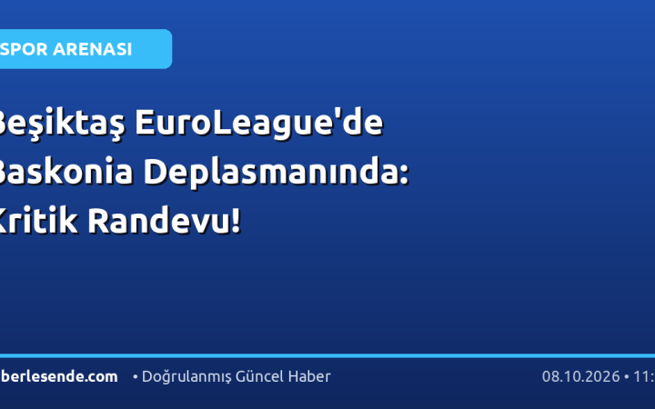 Beşiktaş EuroLeague'de Baskonia Deplasmanında: Kritik Randevu!