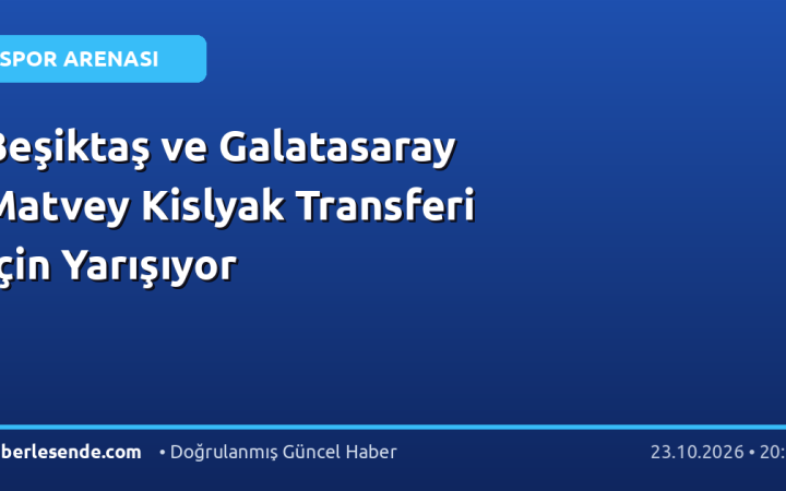 Beşiktaş ve Galatasaray Matvey Kislyak Transferi İçin Yarışıyor