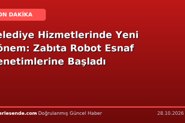 Belediye Hizmetlerinde Yeni Dönem: Zabıta Robot Esnaf Denetimlerine Başladı