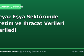 Beyaz Eşya Sektöründe Üretim ve İhracat Verileri Geriledi