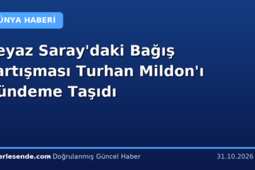 Beyaz Saray'daki Bağış Tartışması Turhan Mildon'ı Gündeme Taşıdı