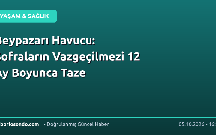 Beypazarı Havucu: Sofraların Vazgeçilmezi 12 Ay Boyunca Taze