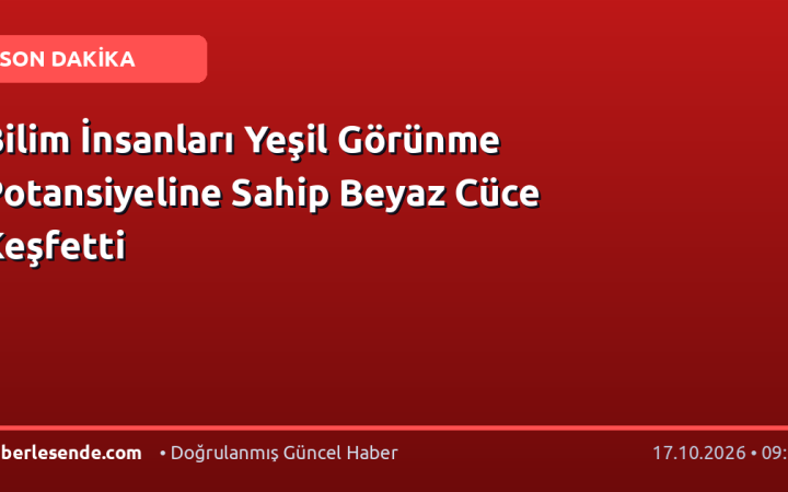 Bilim İnsanları Yeşil Görünme Potansiyeline Sahip Beyaz Cüce Keşfetti