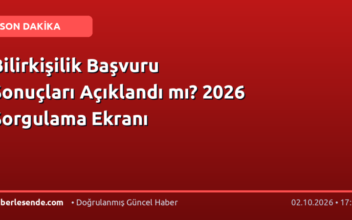 Bilirkişilik Başvuru Sonuçları Açıklandı mı? 2026 Sorgulama Ekranı
