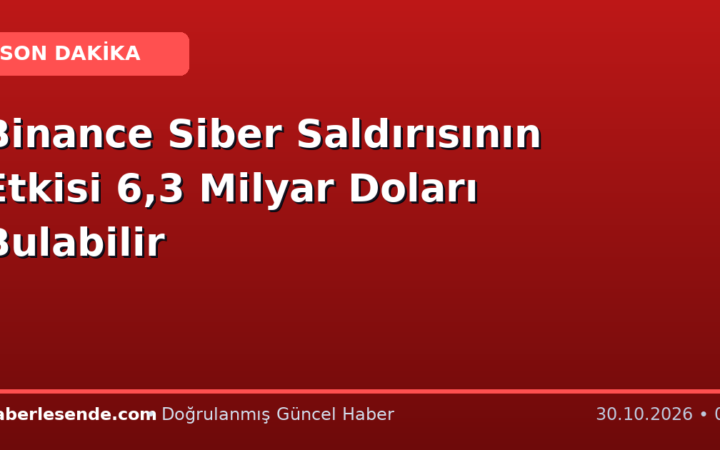 Binance Siber Saldırısının Etkisi 6,3 Milyar Doları Bulabilir