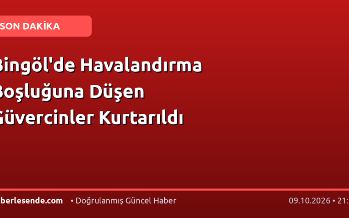 Bingöl'de Havalandırma Boşluğuna Düşen Güvercinler Kurtarıldı