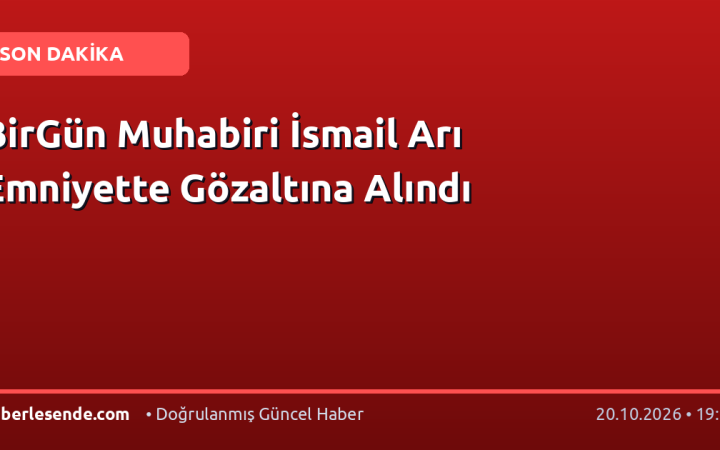 BirGün Muhabiri İsmail Arı Emniyette Gözaltına Alındı
