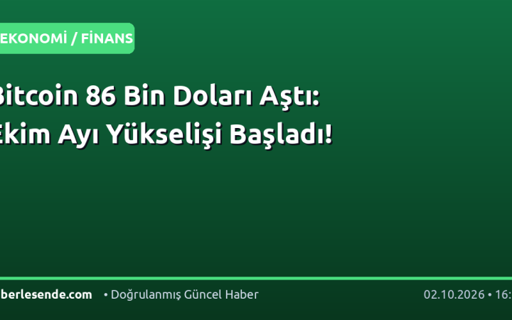 Bitcoin 86 Bin Doları Aştı: Ekim Ayı Yükselişi Başladı!