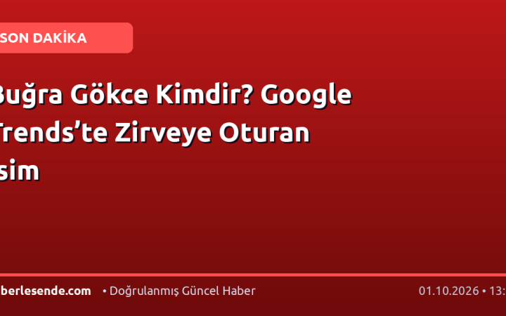 Buğra Gökce Kimdir? Google Trends’te Zirveye Oturan İsim