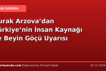 Burak Arzova’dan Türkiye’nin İnsan Kaynağı ve Beyin Göçü Uyarısı
