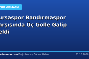 Bursaspor Bandırmaspor Karşısında Üç Golle Galip Geldi