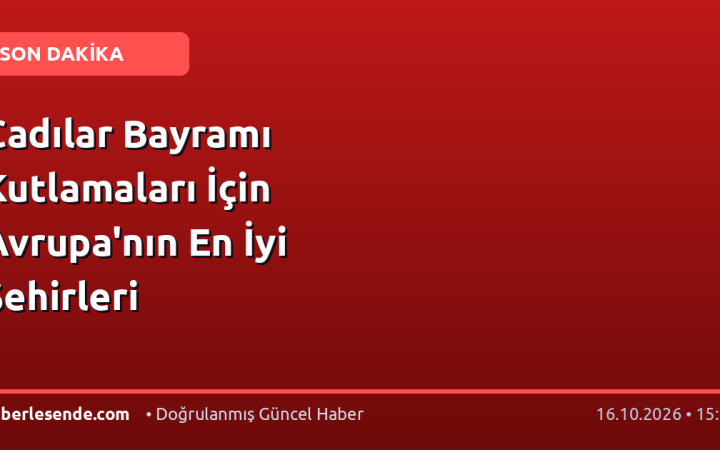 Cadılar Bayramı Kutlamaları İçin Avrupa'nın En İyi Şehirleri