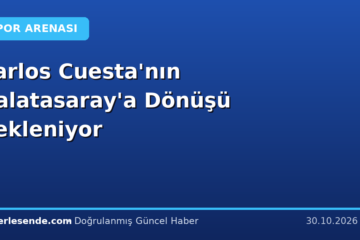Carlos Cuesta'nın Galatasaray'a Dönüşü Bekleniyor