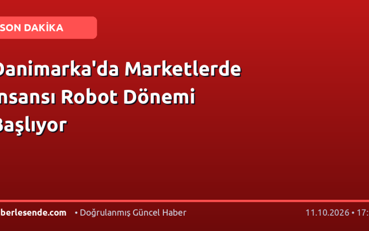 Danimarka'da Marketlerde İnsansı Robot Dönemi Başlıyor