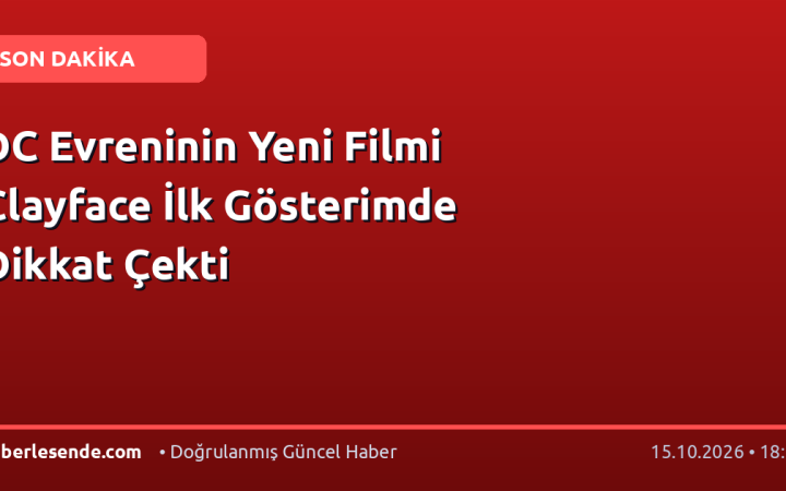 DC Evreninin Yeni Filmi Clayface İlk Gösterimde Dikkat Çekti