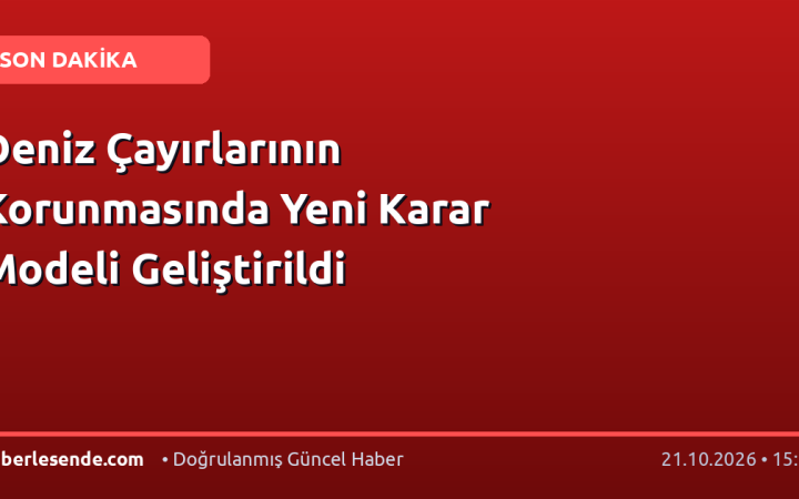 Deniz Çayırlarının Korunmasında Yeni Karar Modeli Geliştirildi