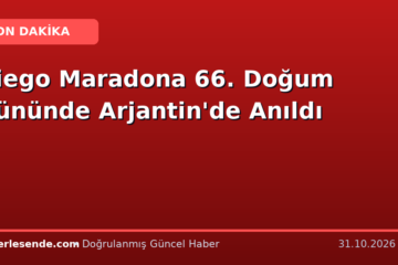 Diego Maradona 66. Doğum Gününde Arjantin'de Anıldı
