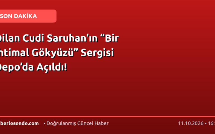 Dilan Cudi Saruhan’ın “Bir İhtimal Gökyüzü” Sergisi Depo’da Açıldı!