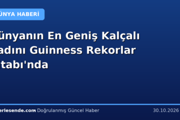 Dünyanın En Geniş Kalçalı Kadını Guinness Rekorlar Kitabı'nda