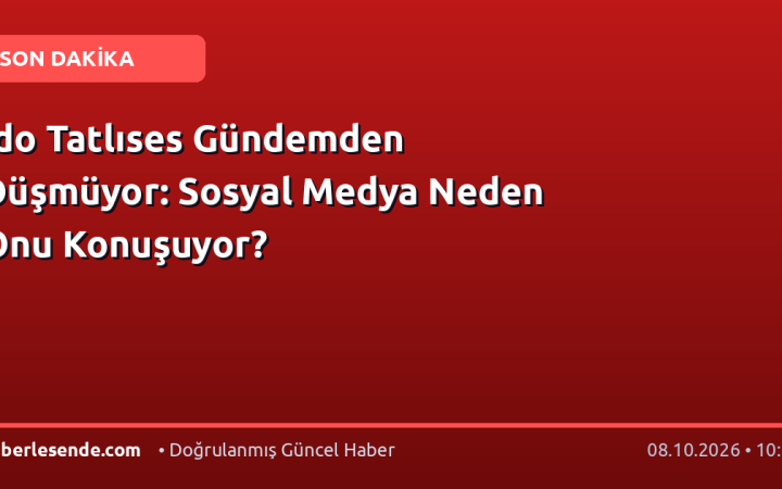 İdo Tatlıses Gündemden Düşmüyor: Sosyal Medya Neden Onu Konuşuyor?