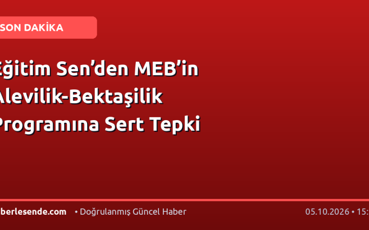 Eğitim Sen’den MEB’in Alevilik-Bektaşilik Programına Sert Tepki