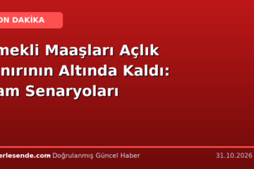 Emekli Maaşları Açlık Sınırının Altında Kaldı: Zam Senaryoları