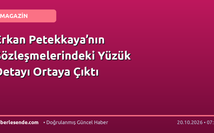 Erkan Petekkaya’nın Sözleşmelerindeki Yüzük Detayı Ortaya Çıktı