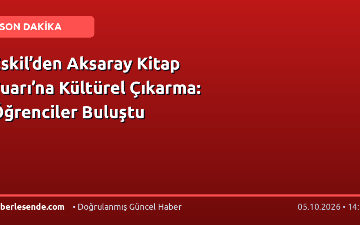 Eskil’den Aksaray Kitap Fuarı’na Kültürel Çıkarma: Öğrenciler Buluştu