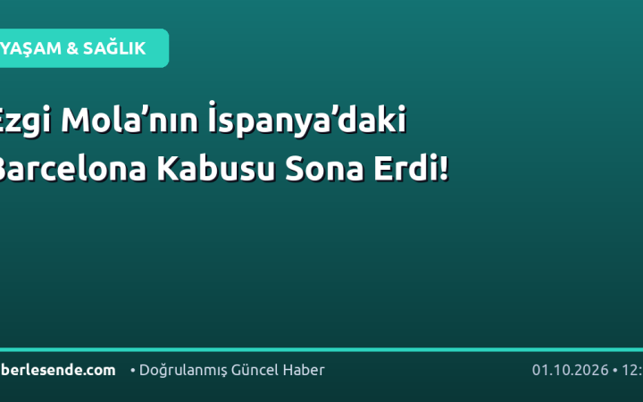 Ezgi Mola’nın İspanya’daki Barcelona Kabusu Sona Erdi!