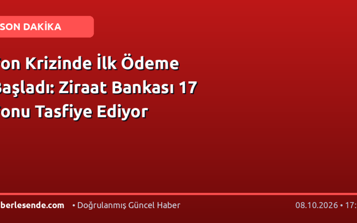Fon Krizinde İlk Ödeme Başladı: Ziraat Bankası 17 Fonu Tasfiye Ediyor