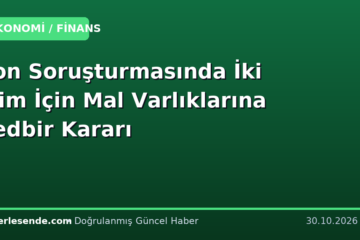 Fon Soruşturmasında İki İsim İçin Mal Varlıklarına Tedbir Kararı