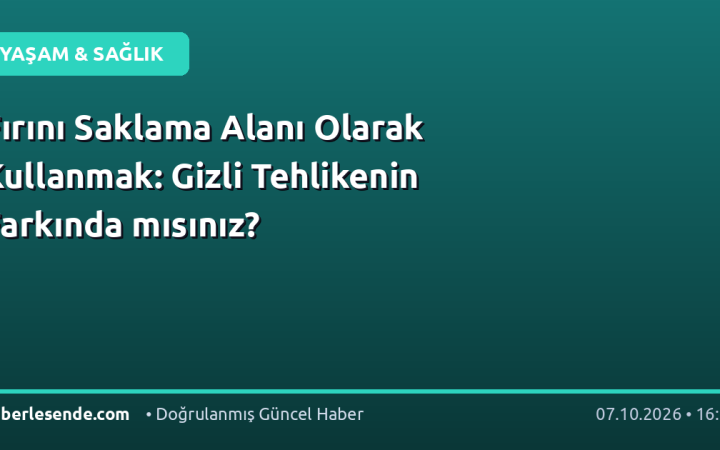 Fırını Saklama Alanı Olarak Kullanmak: Gizli Tehlikenin Farkında mısınız?