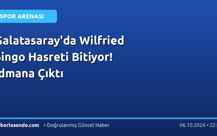 Galatasaray'da Wilfried Singo Hasreti Bitiyor! İdmana Çıktı