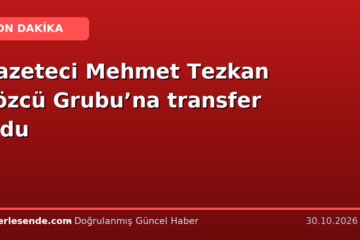 Gazeteci Mehmet Tezkan Sözcü Grubu’na transfer oldu