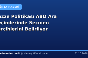 Gazze Politikası ABD Ara Seçimlerinde Seçmen Tercihlerini Belirliyor