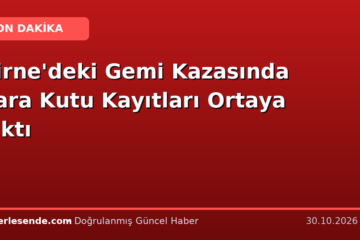 Girne'deki Gemi Kazasında Kara Kutu Kayıtları Ortaya Çıktı
