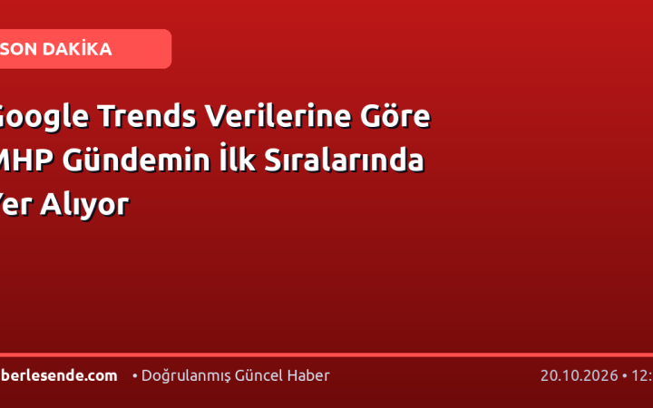 Google Trends Verilerine Göre MHP Gündemin İlk Sıralarında Yer Alıyor