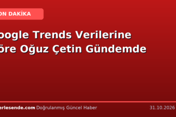 Google Trends Verilerine Göre Oğuz Çetin Gündemde